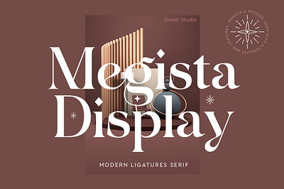 Megista Display Serif branding design fonts graphic design graphicdesign ligature serif logo modern modern fonts serif type unique serif