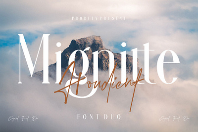 Mignitte & Houdient Duo Font vintage