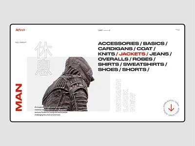 Cyberpunk Fashion v.2.0 concept cuberpunk fashion cybepunk design fashion graphic design minimal ui ux uxui web