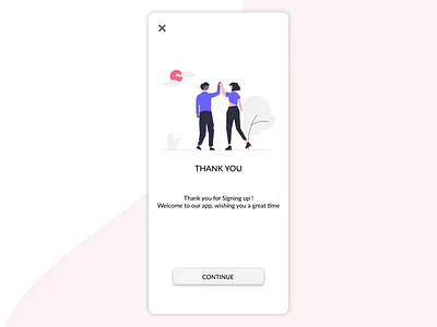 Thank you - 077 077 daily ui dailyui dailyui006 day 77 thank you thanks ui ux web design