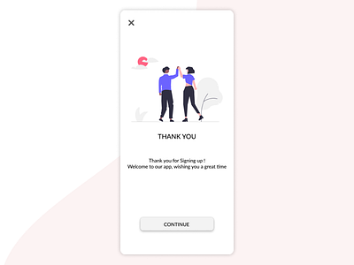 Thank you - 077 077 daily ui dailyui dailyui006 day 77 thank you thanks ui ux web design