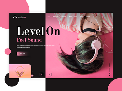 Buy Headphones buy designwebsite headphones shop ui ux web weblayout wireless