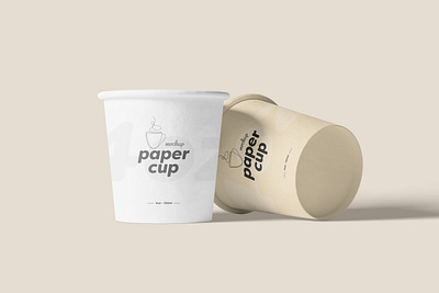 Paper Coffee Cup Mockup - 4oz brand branding coffee cup design illustration logo mock up mock up mock ups mockup mockups packaging paper presentation psdmockup ui