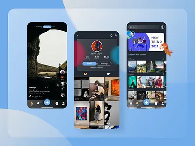Redesign Tiktok App app branding design graphic design redesign redesignapp redesigntikok tiktok ui ux