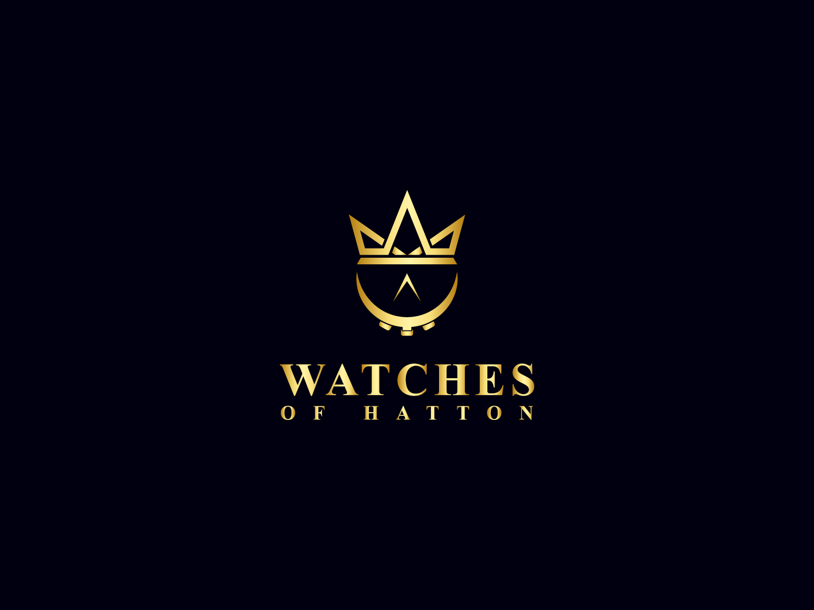 LOGO DESIGN FOR WATCH SHOP best logo 2021 branding creative logo crown logo design graphic design logo logo design logomaker logomark logos logotype luxury logo luxury watch shop minimal minimal logo minimal logo design minimalism minimalist logo designer watch logo
