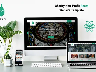 Charity Non-Profit react Template branding charity donation graphic design graphics design logo ngo people web design website development