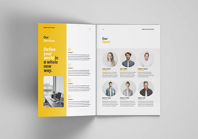 Annual Report a4 agency annual annual report brochure business catalog company corporate design editorial indesign letter lookbook magazine proposal report simple template templates