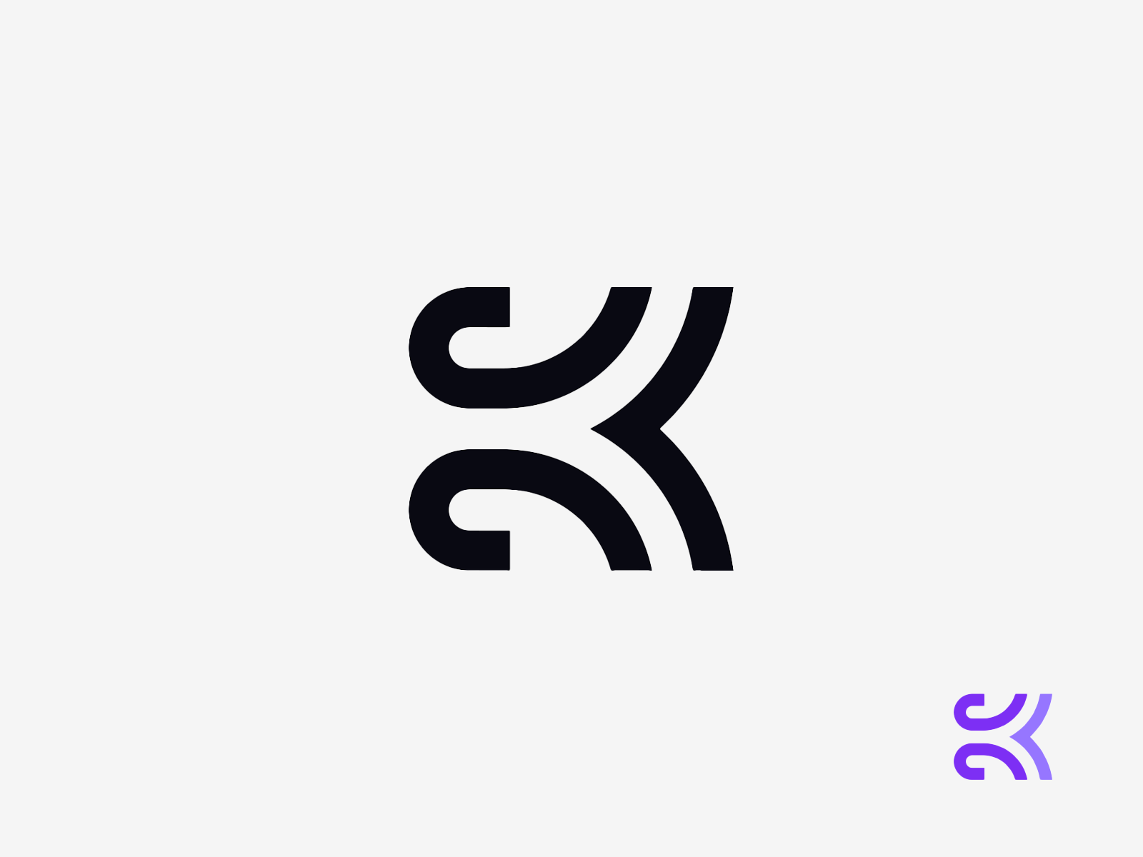 Kutuby Monogram concept abstract brand brand identity branding creative design creative logo design education icon learning logo logo design logofolio logotype mark symbol teaching tech technology website