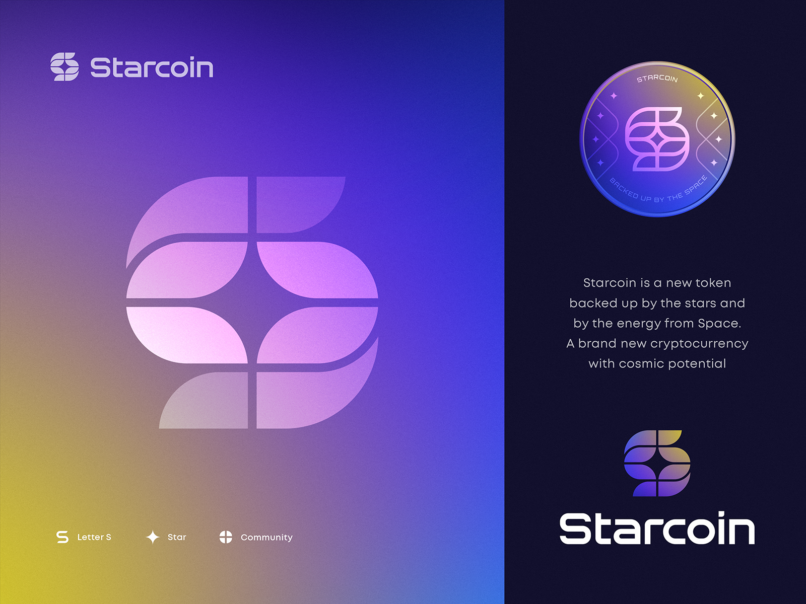 Starcoin Logo and Token Concept by Dmitry Lepisov on Dribbble