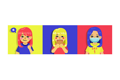 ASPECTS OF MYSELF chuckle hungery illustration nigaoe pop art portrait にがおえ 似顏繪