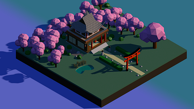 Japanese Vibe 3d animation graphic design