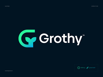 G + Growth Marketing Logo Mark branding business logo creative logo design finance logo gradient growth logo icon identity letter logo logo logo mark logos logotype marketing agency marketing logo modern logo startup typography vector