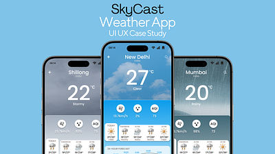 Skycast - Weather App minimalui