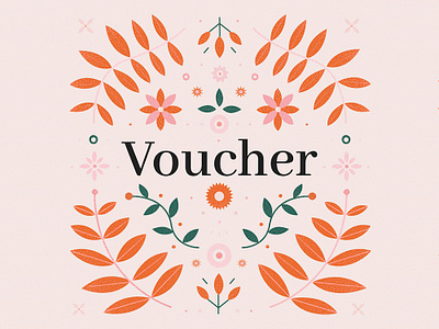 Voucher illustration 2d artwork design designer graphic design graphicdesign illustration pattern