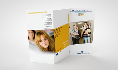IFA du Mantois - Trifold brochure educational leaflet powerpoint print trifold