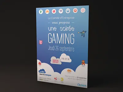 Ozitem - Internal Event brochure illustration illustrator indesign leaflet print