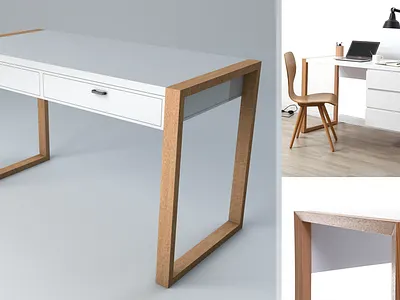 3D Desk 3d cinema4d furniture