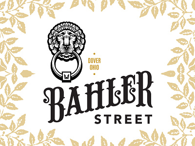 Bahler Street adobe book branding charming food truck graphic design illustrator logo pizza