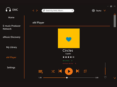 EMC Music App - eM Player music music app web application