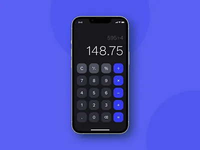 #004 appdesign calculator dailyui design graphic design mobileapp productdesign ui uidesign uidesigner uiux uiuxdesign userinterface ux web design