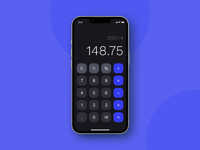 #004 appdesign calculator dailyui design graphic design mobileapp productdesign ui uidesign uidesigner uiux uiuxdesign userinterface ux web design