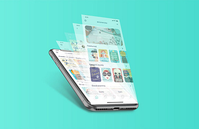 Bookworms - Reading APP app design ui