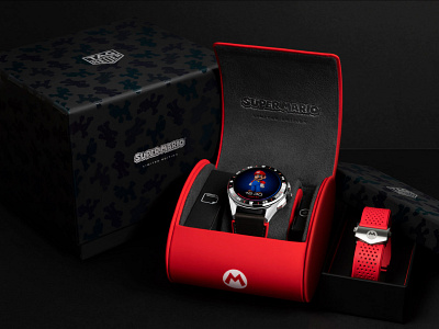 TH x Super Mario horlogerie mario nintendo pack packaging photography red super mario watch