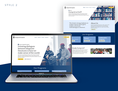 University Website Landing Page Mockup design landing page university webdesign