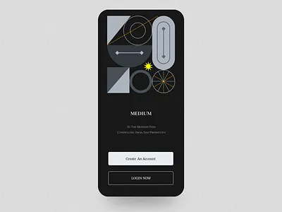 Login Page clean clean design dark dark app dark minimal design login page minimal minimal design minimal ui minimalist onboarding onboarding screen shape app sign in sign up splash screen ui uidesign ux