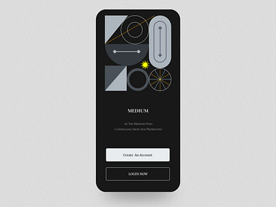 Login Page clean clean design dark dark app dark minimal design login page minimal minimal design minimal ui minimalist onboarding onboarding screen shape app sign in sign up splash screen ui uidesign ux