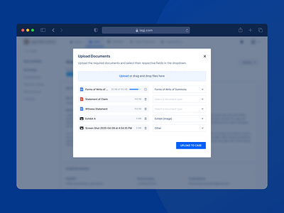 Upload Documents | LAGJ figma product design ui ui design uiux upload upload files user interface ux web app ui ux design