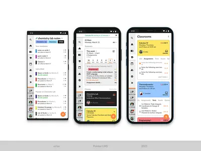 Pointer LMS - Mockups lms mockup pointer ui ux