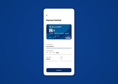 Credit Card Checkout Screen app design typography ui ux