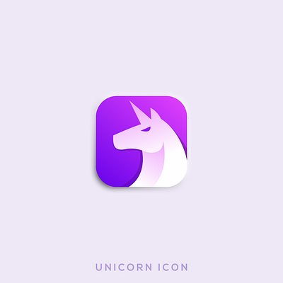 unicorn app icon animal app app icon branding design horse icon illustration logo mascot ui vector