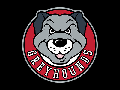 Greyhound athletic branding branding design dog greyhound illustration logo