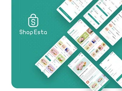 ShopEsta Ecommerce App cart e commerce online pay sale shop ui ux