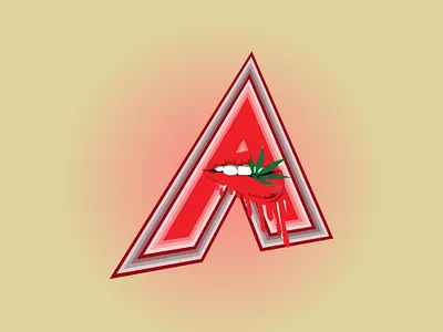 A Art Letter logo brandidentity branding business business logo design graphic design illustration letter lip logo letter logo lip logo logo logo folio logo maker logo market logos minimal package design typography typography logo vector