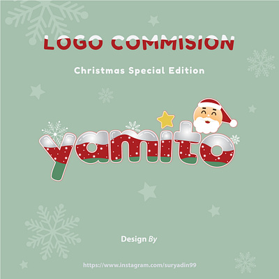 Christmas Special Vtuber Logo adobe illustrator branding christmas tree commision design graphic design ice illustration logo logo commision logo design logo text merry christmas sinterclauss snow streamer logo text vector vtuber vtuber logo