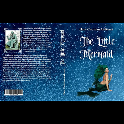 Little Mermaid Book Cover book book cover cover coverdesign design fable graphic design illustration literature typography