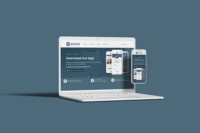 Hero Banner for Bayan College design minimal ui ux web website