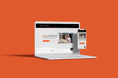 UnlimitedTutoring.com Website Re-Design design minimal ui ux web website