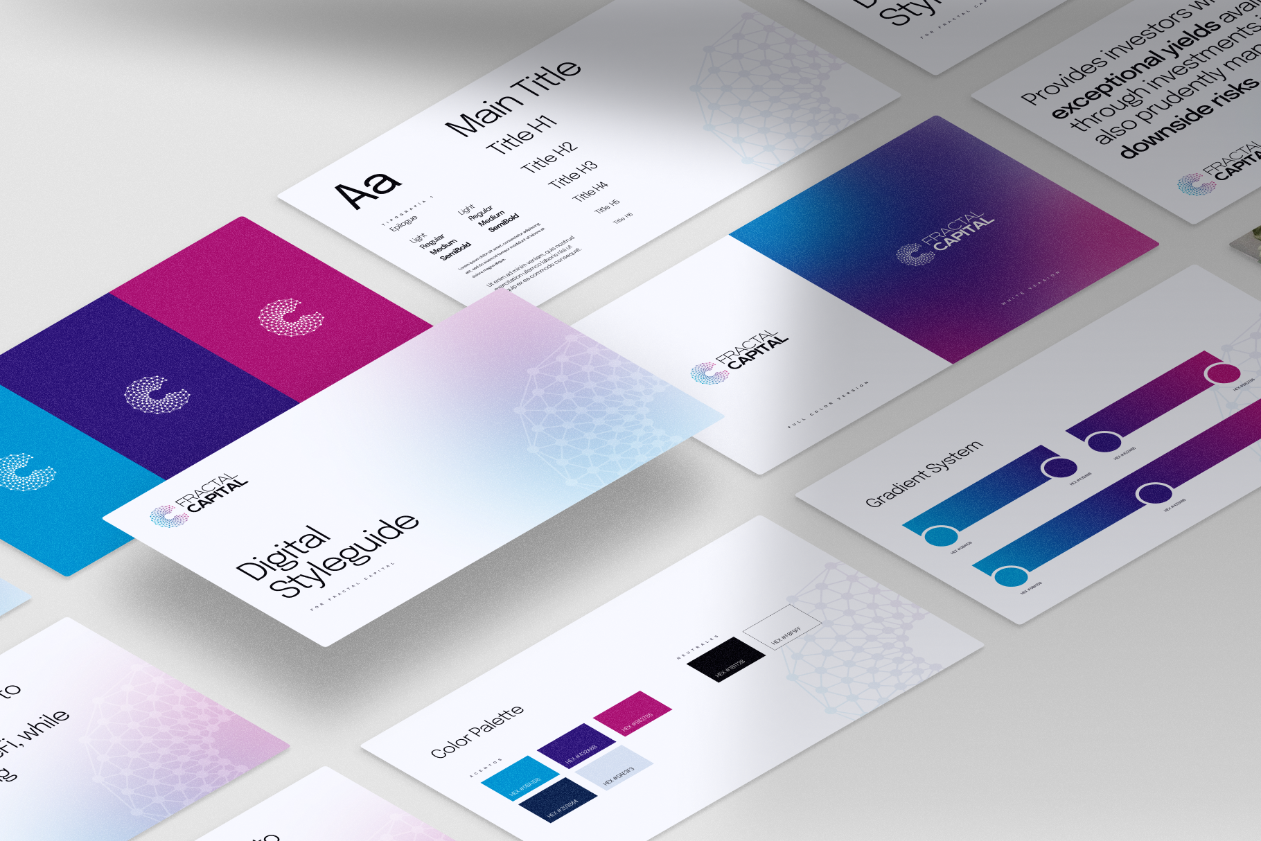 Example of Fractal Capital Styleguide