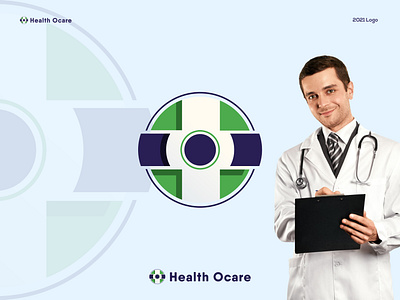 Health Ocare logo/ Medical Logo/ Health logo brandidentity branding businesslogo clean clinic creative graphic design grkhan health healthcare hospital logo logodesigner logomark medical minimal nursing nursing home pharma pharmacy