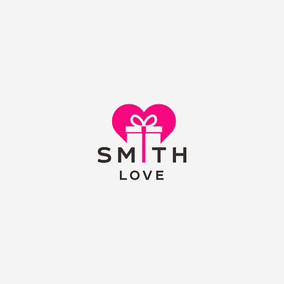 Gift Love Logo branding business card design graphic design illustration logo love minimal vector