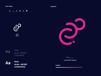 مرن | Mrn agile app illustrator logo podcast scrum typography