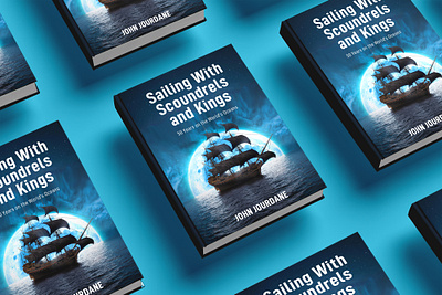 Sailing With Scoundrels and Kings Book Cover 3d animation branding cover book cover design depression design flat graphic design illustration logo ui vector