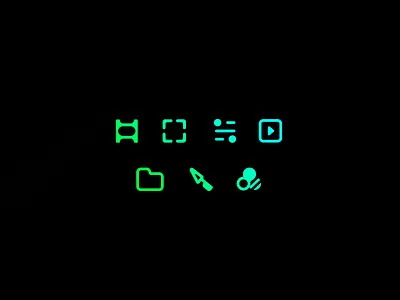Video editing app icons icon icons ui video