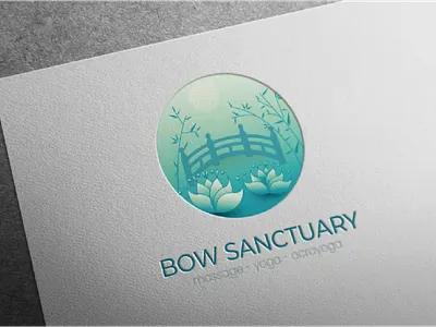 Logo : Bow Sanctuary branding design graphic design illustration logo vector