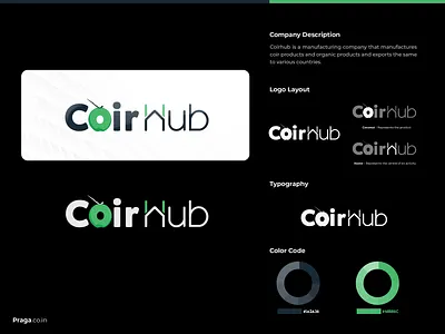 Logo Design - Coirhub brand brand design brand identity branding branding design coirhub design graphic design illustration logo logo design praga praga.co.in vector