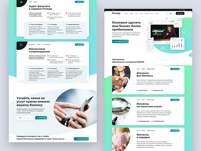 Finmap website ui design web web design